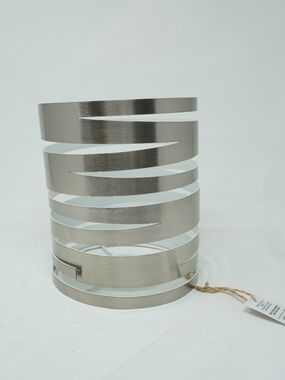 Cylinder Brushed Nickel Pendant light shade